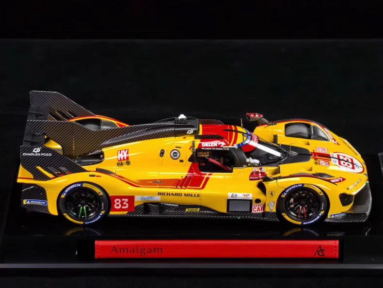 Amalgam 1/18 Ferrari 499P #83 2025 Le Mans Winner Resin Model