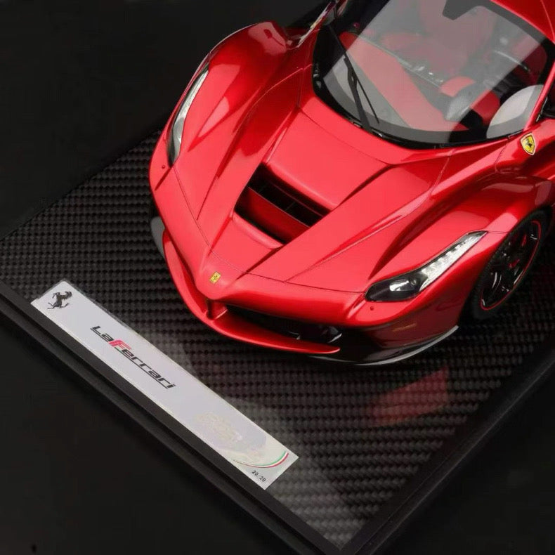BBR 1/12 Ferrari LaFerrari Volcano Red Resin Model