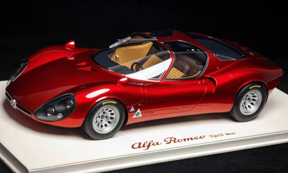 DMH 1/8 Alfa Romeo Tipo 33 Stradale Early – Metallic Red Limited x33