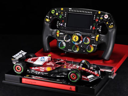 Amalgam 1:1 Ferrari SF-25 Steering Wheel 2025 Resin Replica