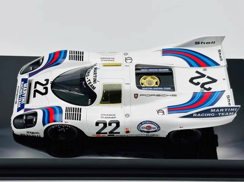 Amalgam 1/18 Porsche 917 Martini Racing Resin Model