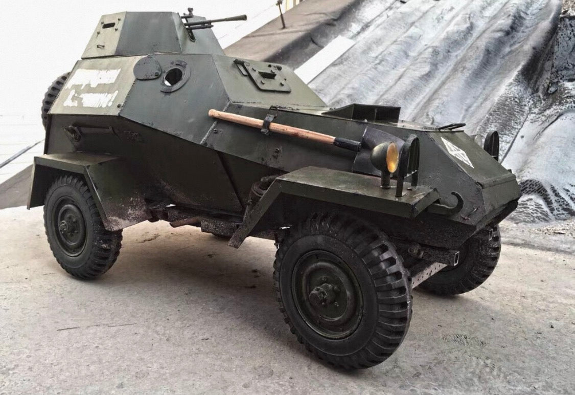 1/6 Scale WWII Soviet BA-64 Armored Reconnaissance Vehicle Custom Model