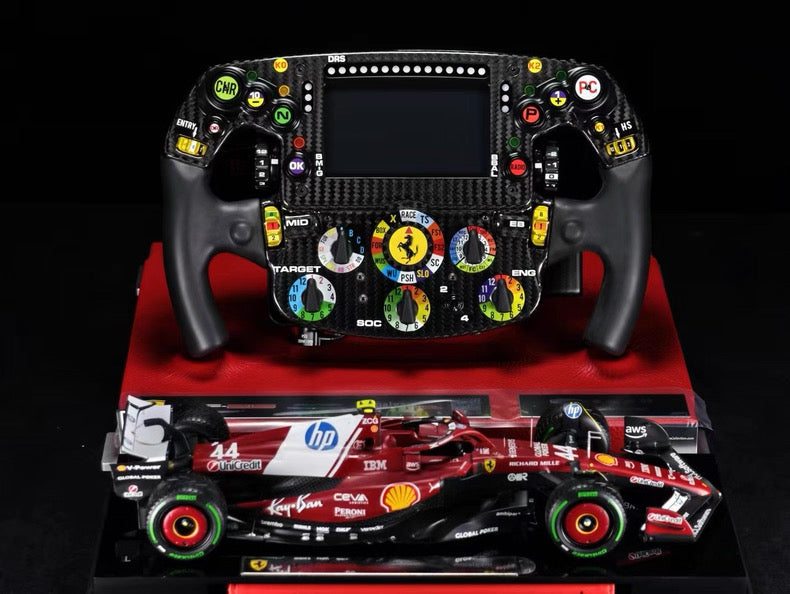 Amalgam 1:1 Ferrari SF-25 Steering Wheel 2025 Resin Replica