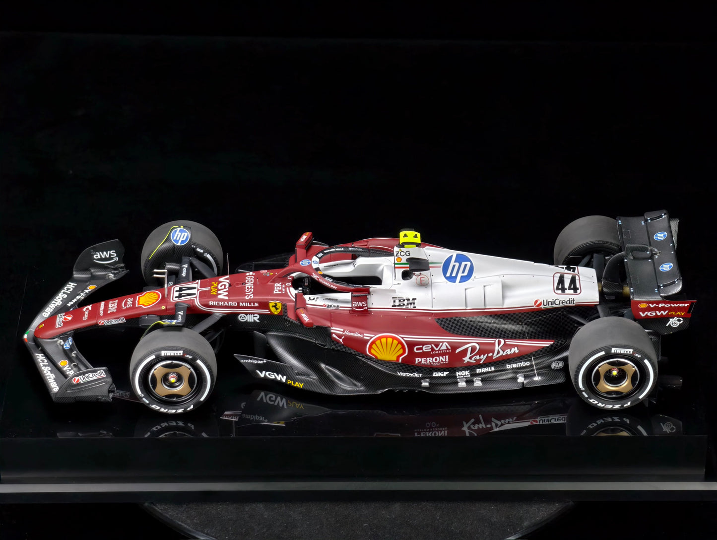 Amalgam 1/18 Ferrari SF25 F1 Monaco GP No.44 Resin Model