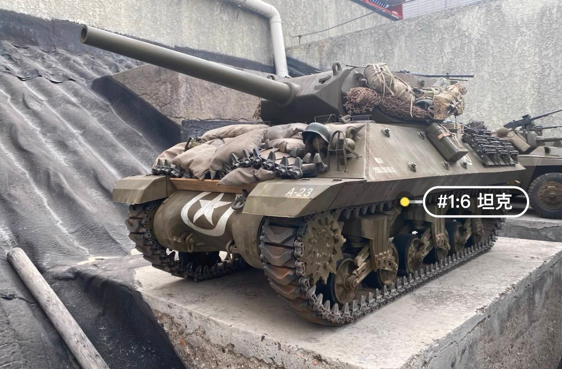 1/6 Scale WWII U.S. M10 Tank Destroyer Full Interior Custom Display Model