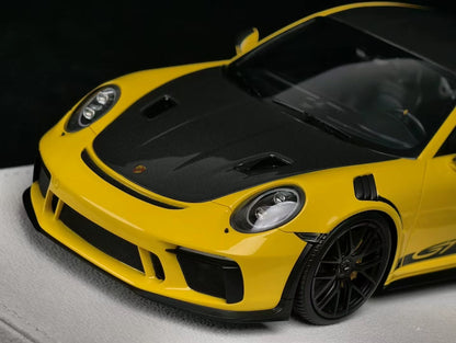Make Up 1/18 Porsche 911 GT3 RS Resin Model Yellow