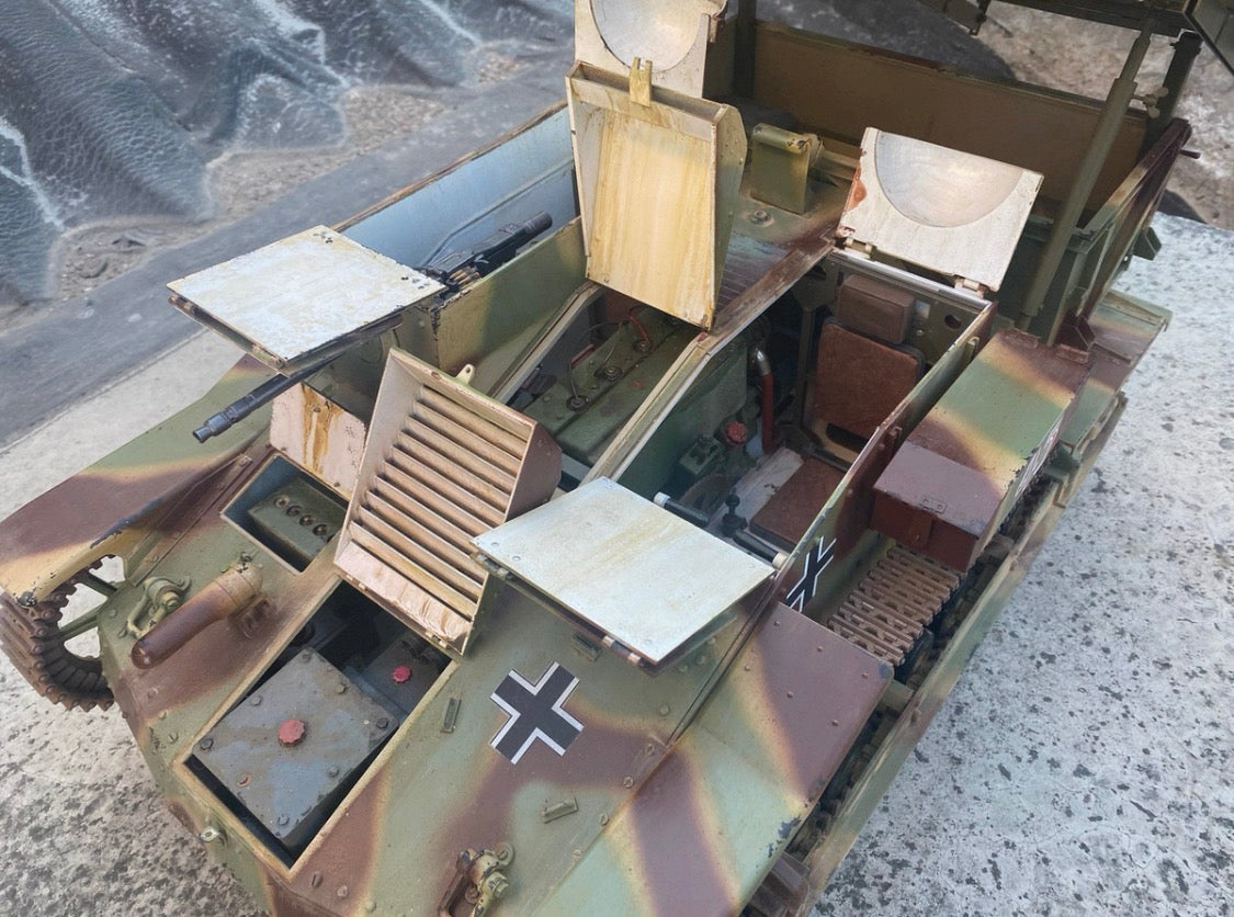 1/6 Scale Renault UE Tractor German Captured Rocket Launcher Display Model