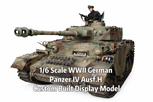 1/6 Scale WWII German Panzer IV Ausf.H – Custom Built Display Model (Sold / Exhibition Only)