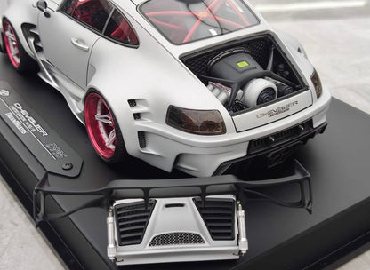 Dreamwalkers 1/18 Porsche 911 CHEVALIER D995 Satin Silver Resin Model