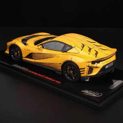 BBR 1/18 Ferrari 812 Competizione ART Series Resin Model