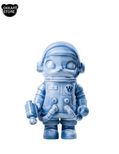 Pop Mart Mega Space Molly 1000% Pure Blue Ceramic Edition