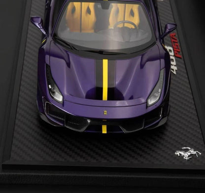 BBR 1/18 Ferrari 488 Pista Viola Hong Kong Special Edition Limited 16/25