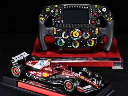 Amalgam 1:1 Ferrari SF-25 Steering Wheel 2025 Resin Replica