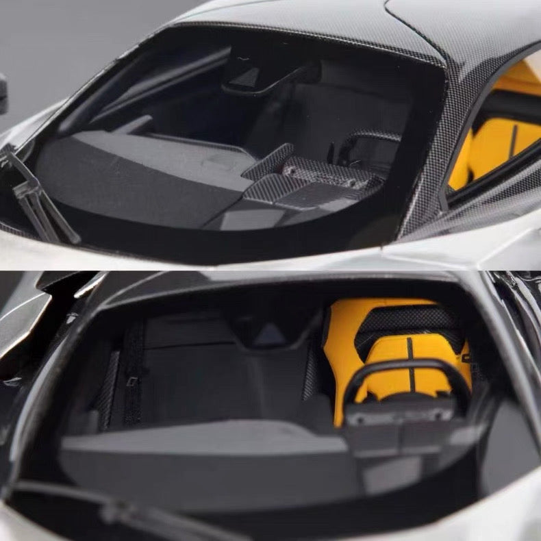 BBR 1/18 Ferrari F80 Aluminum Silver Resin Model