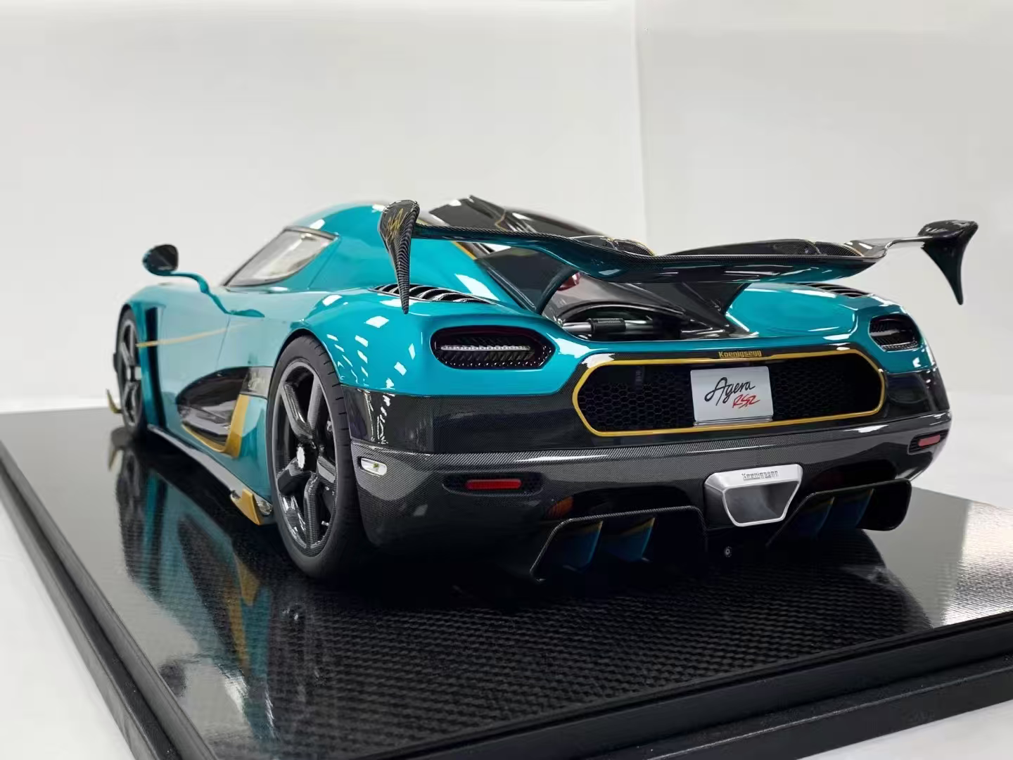 Frontiart 1/8 Koenigsegg Agera RSR Ocean Blue Resin Model Car｜Ships from China