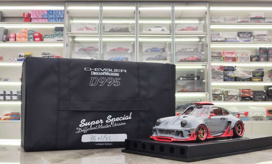 Dreamwalkers 1/18 Porsche 911 RWB Style Widebody Resin Model Grey