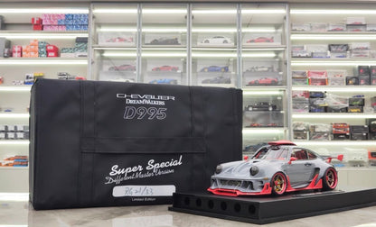 Dreamwalkers 1/18 Porsche 911 RWB Style Widebody Resin Model Grey