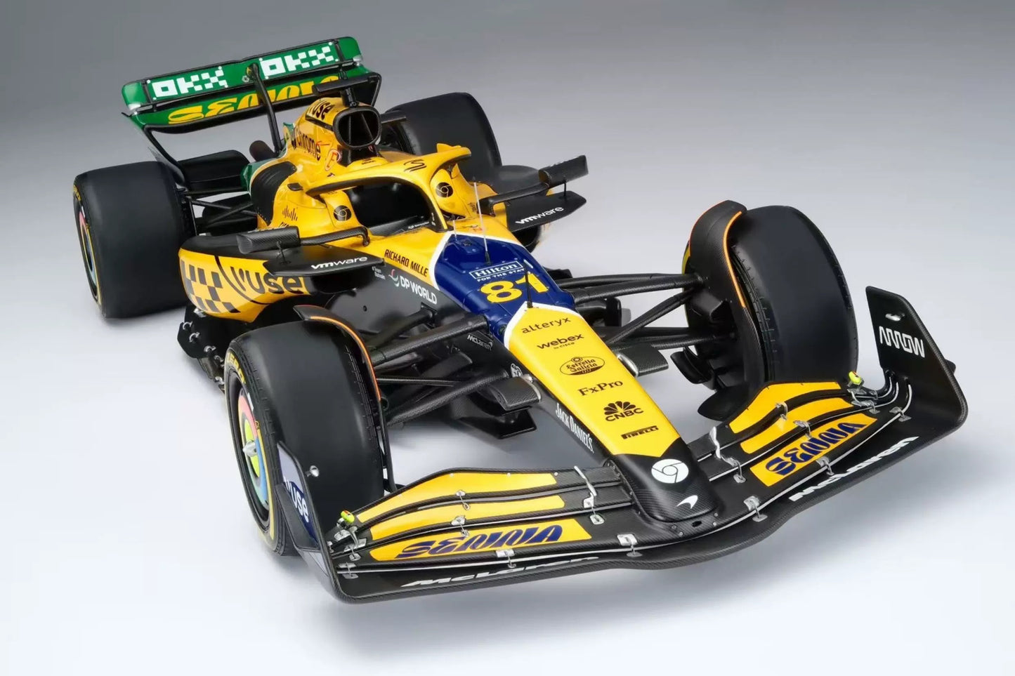 Amalgam 1/8 McLaren MCL38 Formula 1 Resin Model – 2024 Monaco Grand Prix