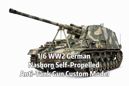 1/6 Scale WW2 German Nashorn Self-Propelled Anti-Tank Gun Custom Model