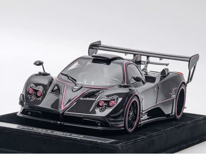 HH Model 1/18 Pagani Zonda 760 JC Pink Resin Model