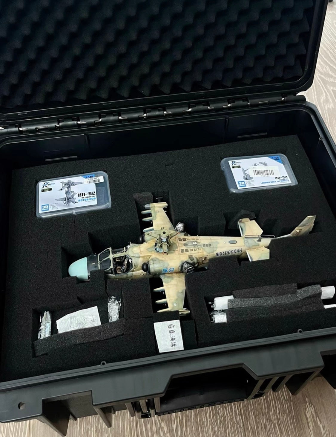 Custom Built Kamov Ka-52 Alligator Desert Camouflage 1/48 Display Model