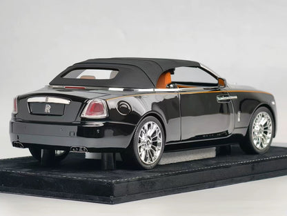 HH 1/18 Rolls-Royce Dawn Black & Silver Two-Tone Resin Model