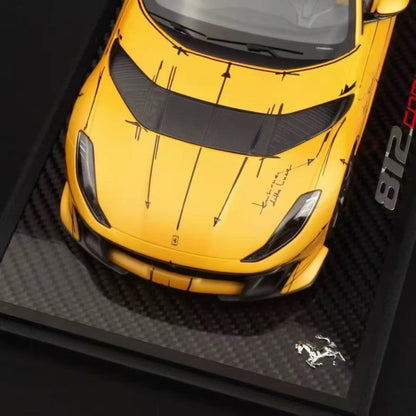BBR 1/18 Ferrari 812 Competizione ART Series Resin Model