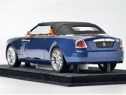 HH 1/18 Rolls-Royce Dawn Blue & White Two-Tone Resin Model