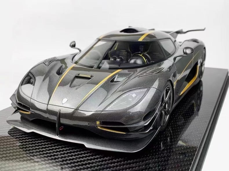 Frontiart 1/12 Koenigsegg One:1 Resin Model | Carbon Gold Edition | Collector Grade