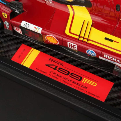 BBR 1/18 Ferrari 499P #51 Le Mans Podium Resin Racing Model