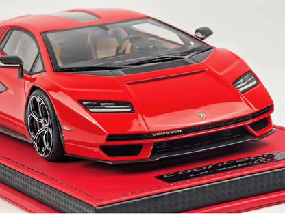 MR 1/18 Lamborghini Countach LPI 800-4 Red Resin Model