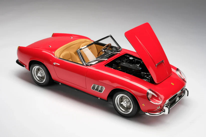 Amalgam 1/8 Ferrari 250 GT California Spyder SWB – Red Classic Model | Air Shipping from China
