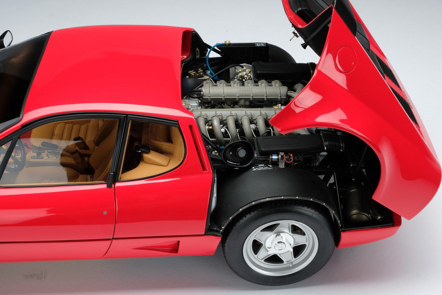 Amalgam 1/8 Ferrari BB 512i (1981) – Red Resin Model | Air Shipping from China