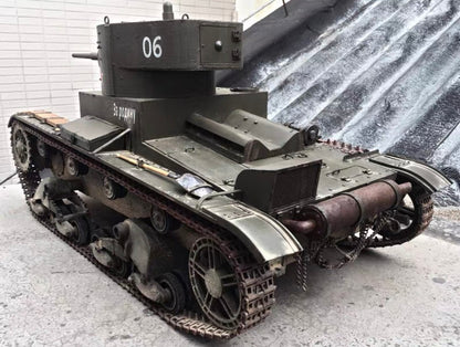 1/6 Scale Soviet T-26 Light Tank Full Interior Custom Display Model