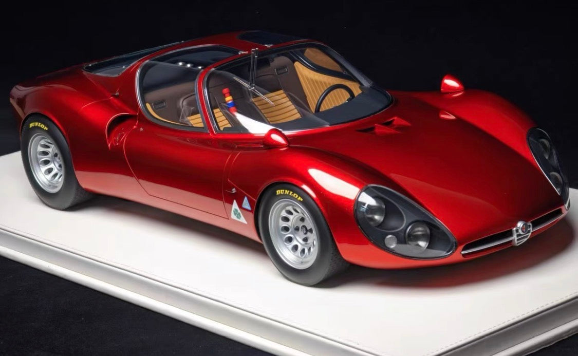 DMH 1/8 Alfa Romeo Tipo 33 Stradale Early – Metallic Red Limited x33