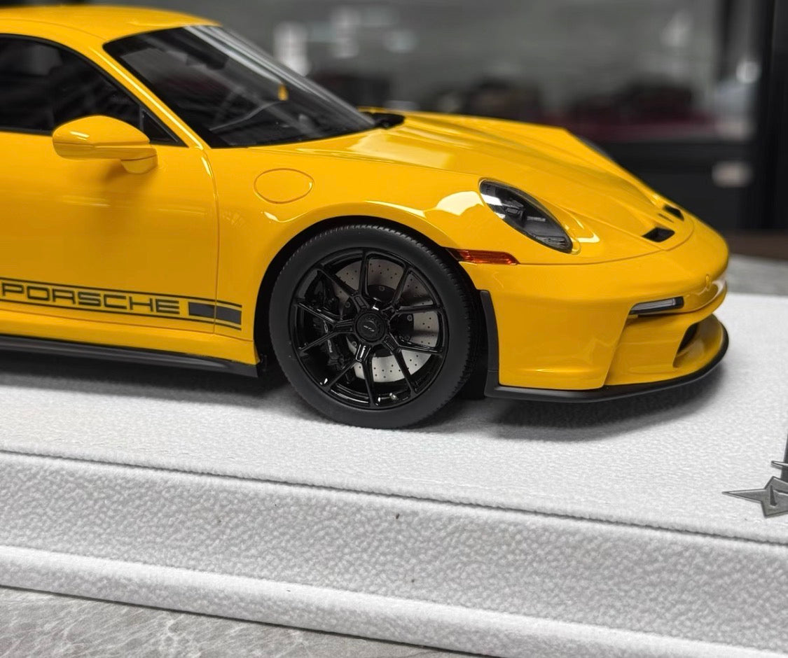 FuelMe Porsche 911 (992) GT3 Signal Yellow Limited Edition 1/18 Resin Model