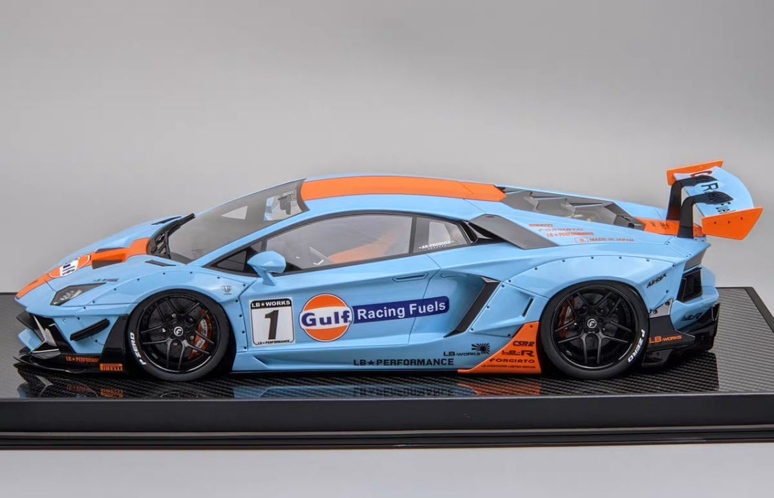 DG 1/12 Aventador 2.0 Gulf Livery Resin Model – Limited Edition