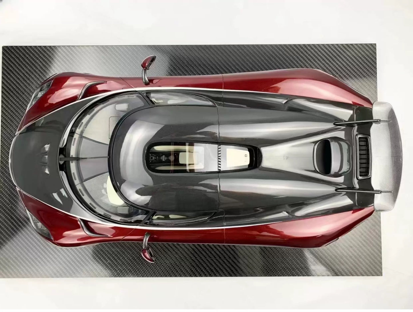 Frontiart 1:8 Koenigsegg Regera Carbon Wine Red Resin Model Limited 50