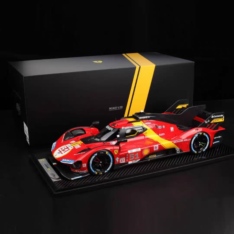 BBR 1/12 Ferrari 499P #51 Le Mans 2023 Resin Model