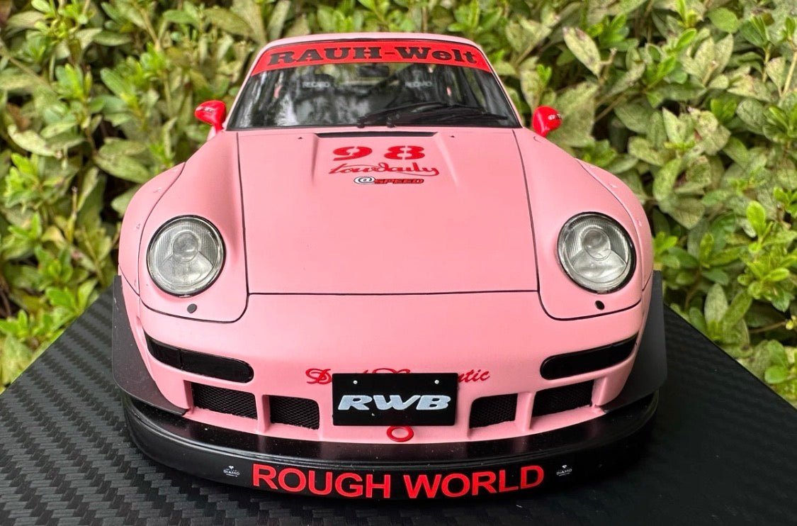 Ignition Model Porsche 911 (993) RWB Pink 1/18 Resin Model