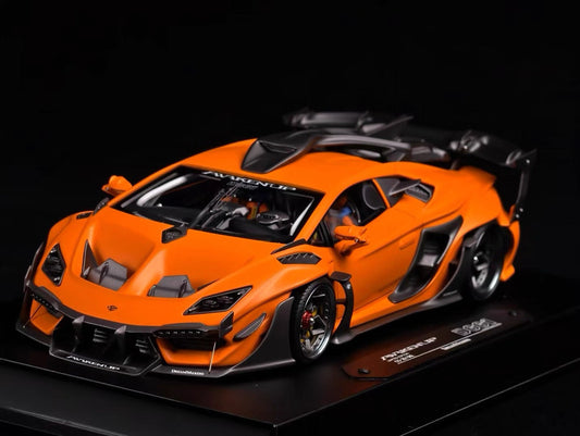 DreamWalkers 1/18 Lamborghini Huracán Orange | Resin Model