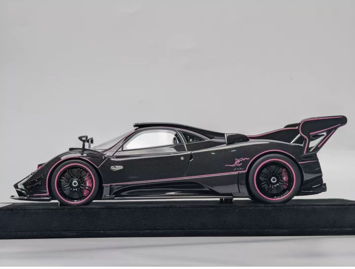 HH Model 1/18 Pagani Zonda 760 JC Pink Resin Model