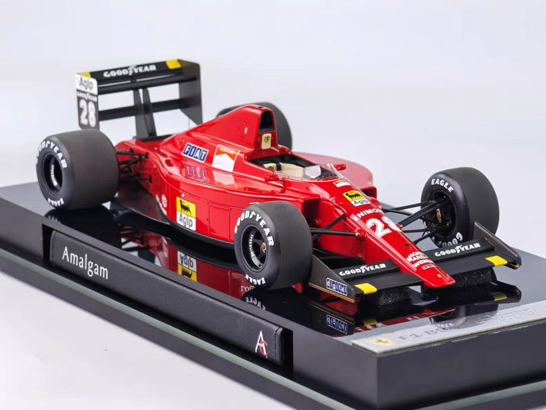 Amalgam 1/18 Ferrari F1-89 1989 British GP #28 Resin Model