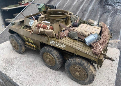 1/6 Scale WWII US Army M20 Armored Utility Car Custom Display Model