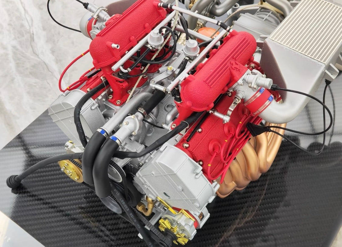 1/4 Scale Ferrari 288 GTO Engine Handcrafted Resin Display Model