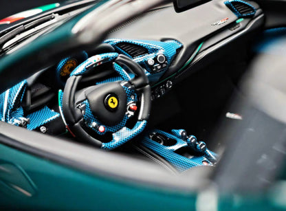 Davis & Giovanni 1/18 Novitec Ferrari 488 Pista Spider with Italian Livery