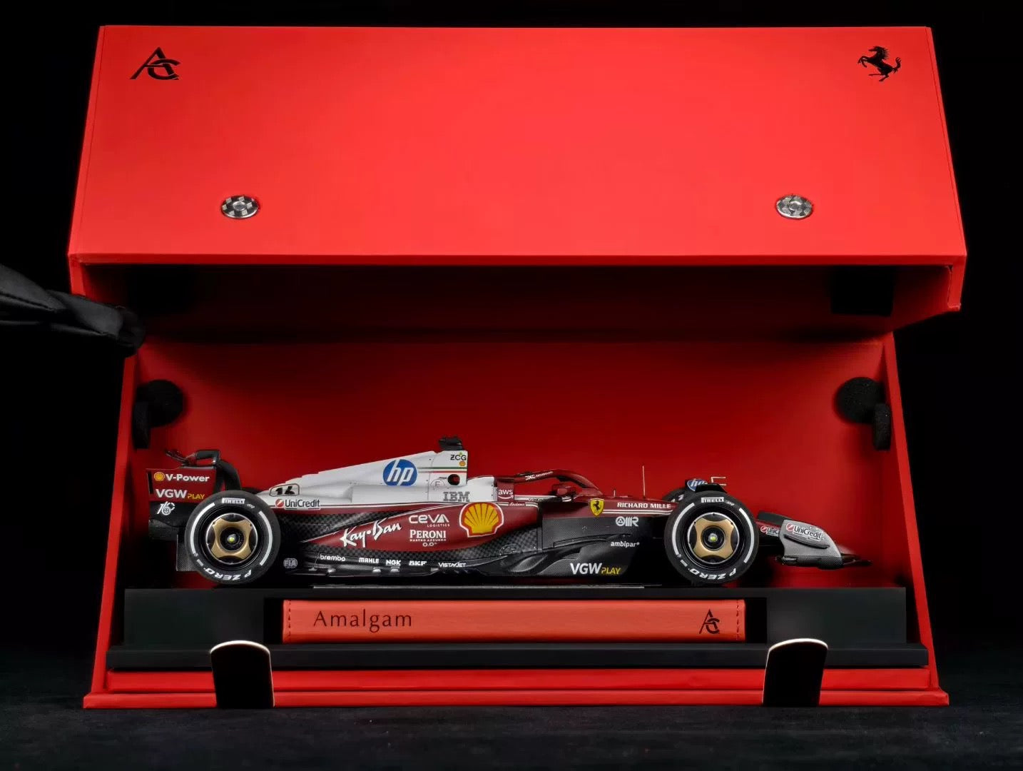 Amalgam 1/18 Ferrari SF25 F1 Monaco GP No.16 Resin Model