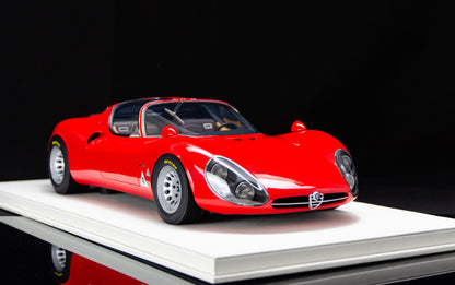 DMH 1/8 Alfa Romeo Tipo 33 Stradale Resin Model – Museum Display Grade