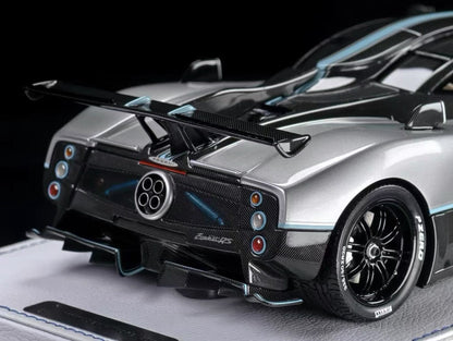 Peako 1/18 Pagani Zonda 760 Resin Model – Alpine Silver