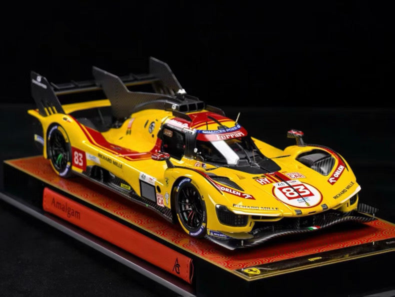 Amalgam 1/18 Ferrari 499P #83 2025 Le Mans Winner Resin Model